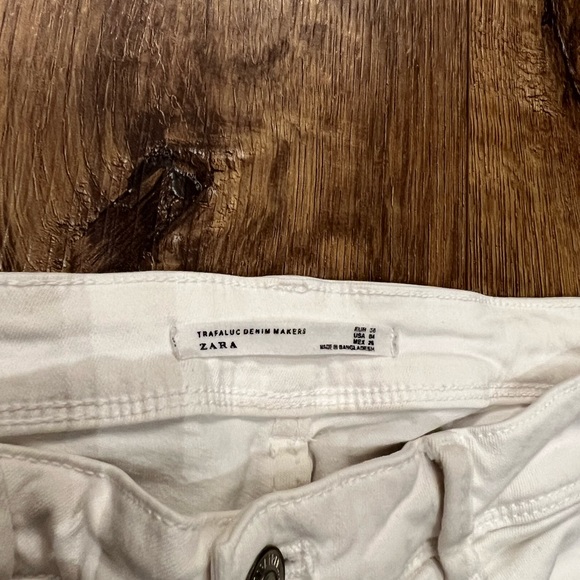 Zara Slim Trafaluc white jeans - Picture 4 of 4